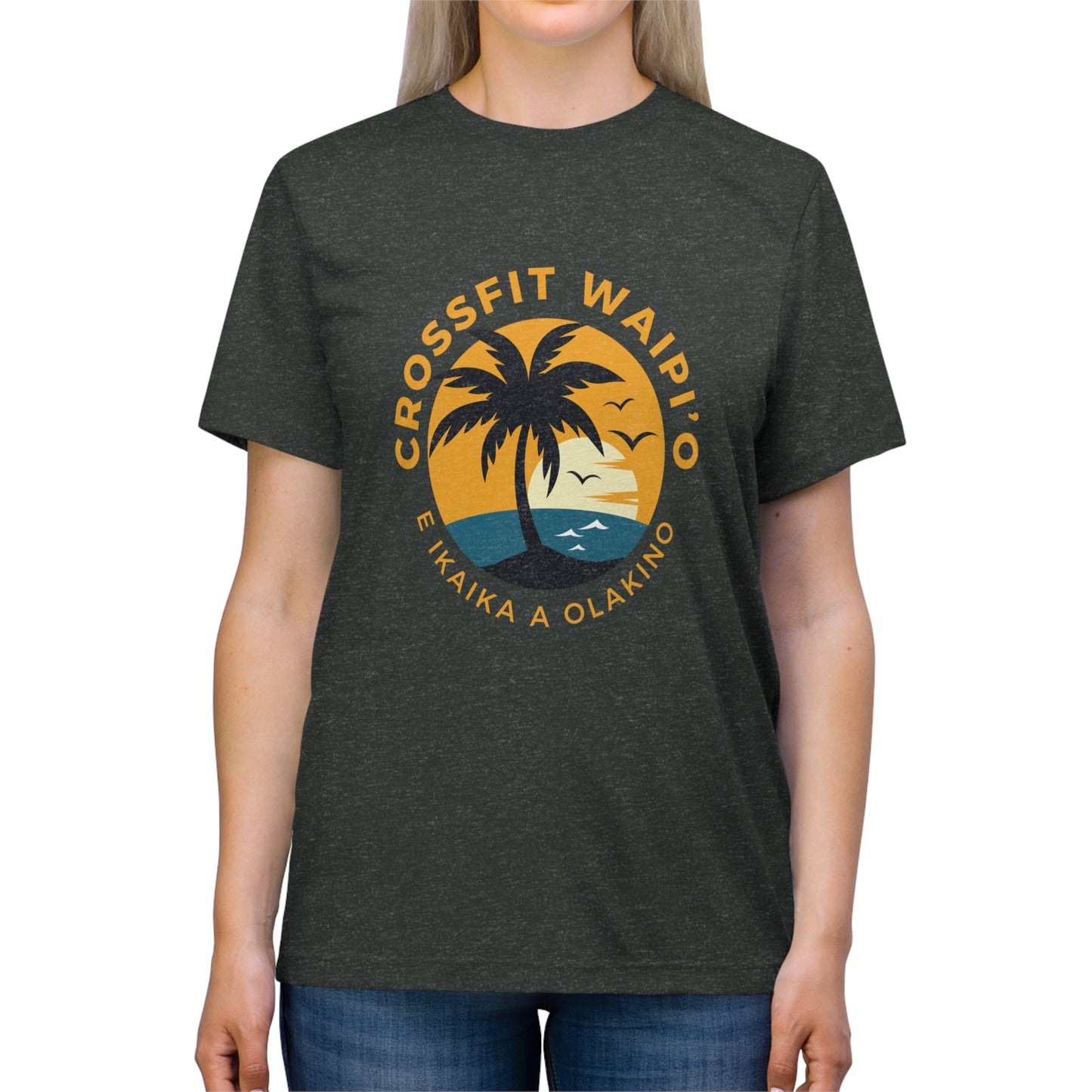 Summer Palm CFW Unisex Triblend Tee