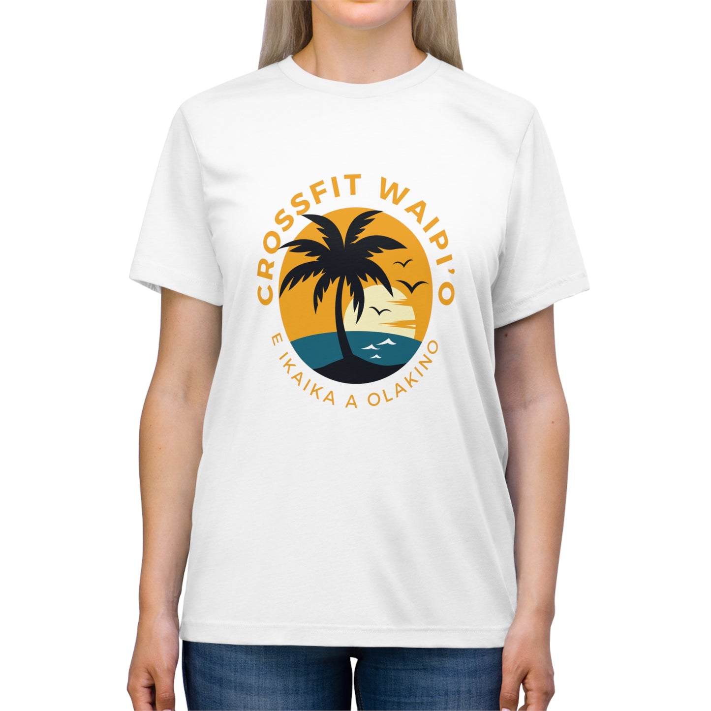 Summer Palm CFW Unisex Triblend Tee