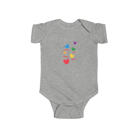 love is love Infant Bodysuit