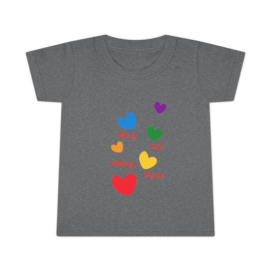 Love is Love Toddler T-shirt